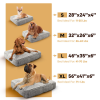 Rectangle Bed LG - Frosted Snow
