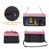 JESPET & GOOPAWS Dog Booster Seats for Cars, Portable Dog Car Seat Travel Carrier with Seat Belt for 24lbs Pets