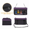 JESPET & GOOPAWS Dog Booster Seats for Cars, Portable Dog Car Seat Travel Carrier with Seat Belt for 24lbs Pets