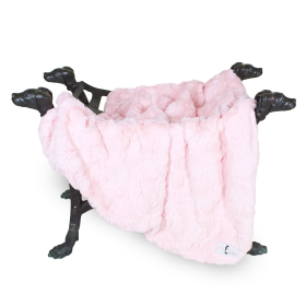Bella Dog Blanket (Color: Baby Pink, size: large)